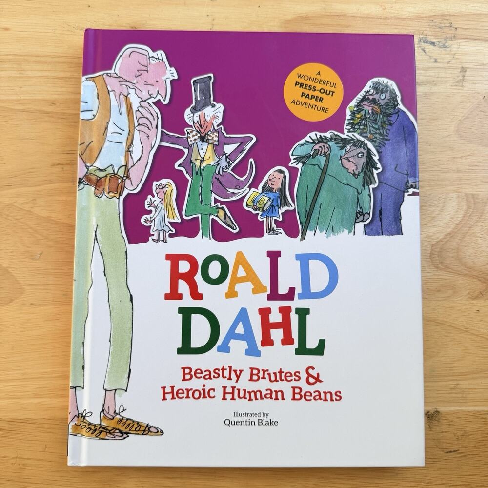 Roald Dahls Beastly Brutes and Heroic Human Beans Press Out Paper Adventure Book